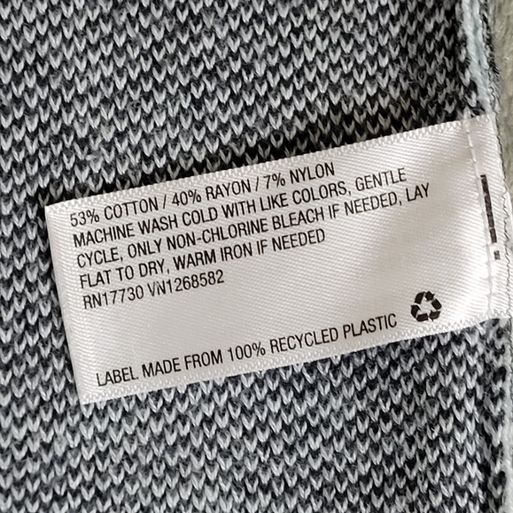 Wild Fable Women's Sleeveless Jacquard Floral Midi Sweater Dress Blue/Green Sz - Picture 10 of 10